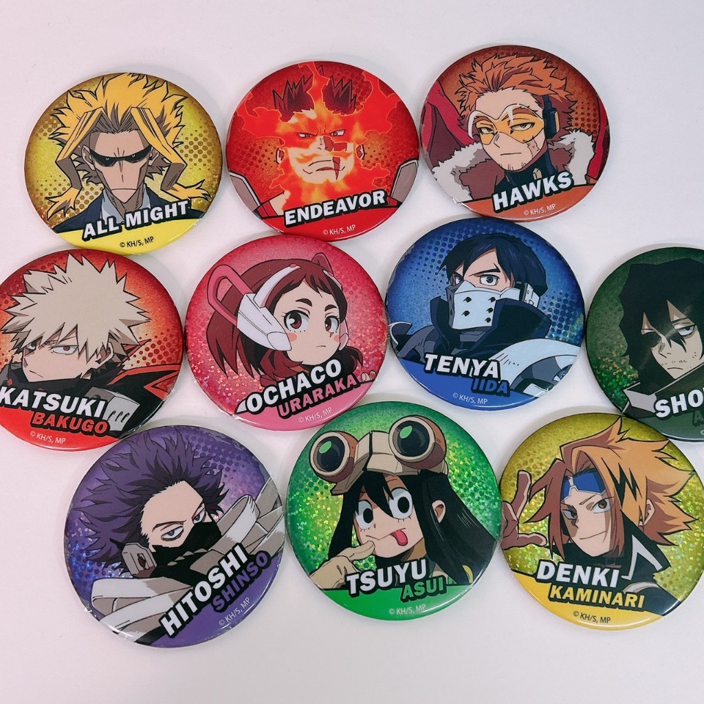 【DoubleS】🇯🇵正版現貨| 第二彈我的英雄學院大胸章 我英盲包胸章 我的英雄學院 歐爾麥特 消太