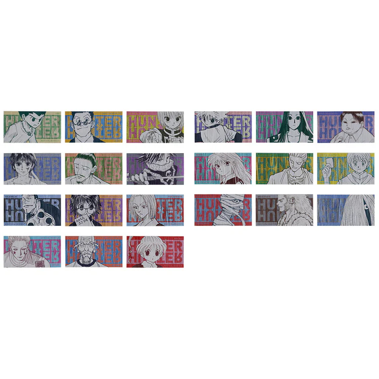 【TSK代購】HUNTER×HUNTER 獵人 角色 金屬 小卡 卡片 小傑 奇犽 西索 庫洛洛 酷拉皮卡 飛坦 伊耳謎