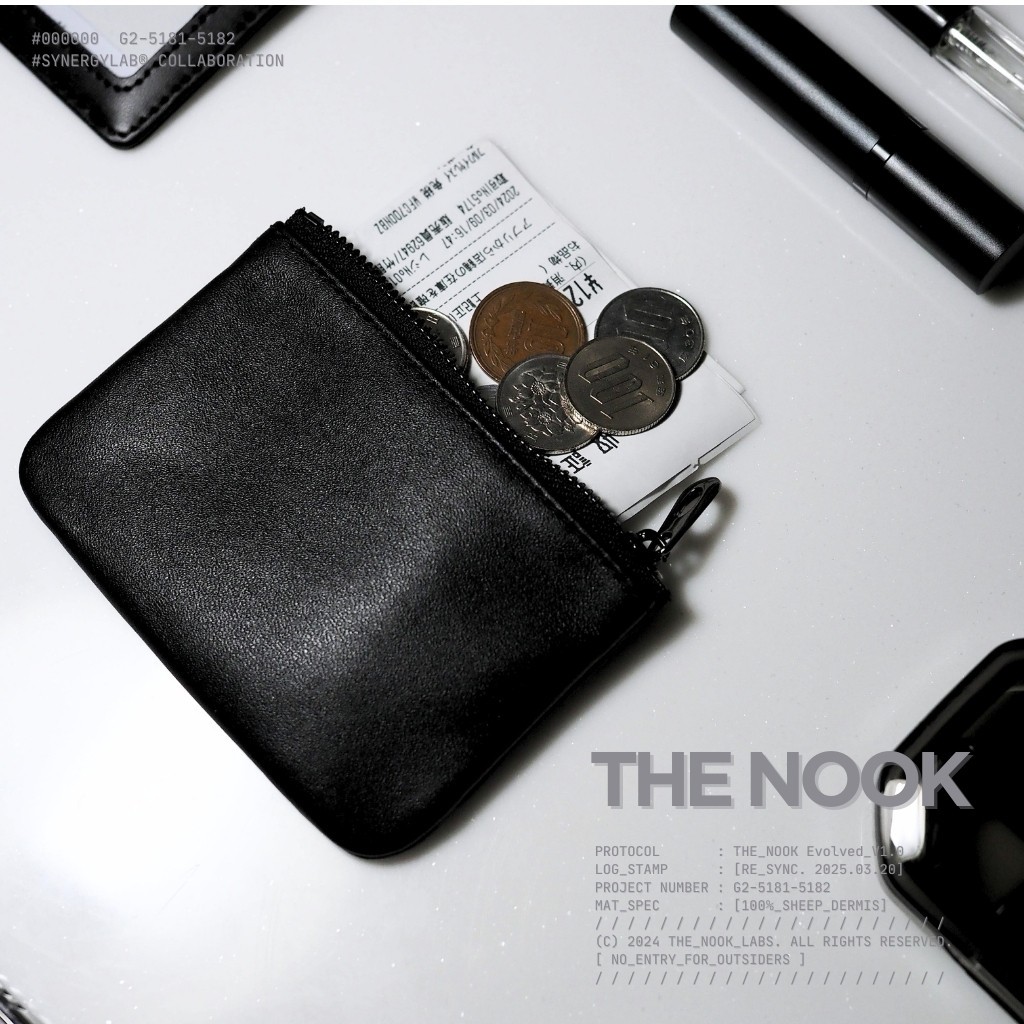 THE NOOK |  羊皮真皮零錢鑰匙包 零錢包 小羊皮包 口袋包 錢包 [台灣現貨]