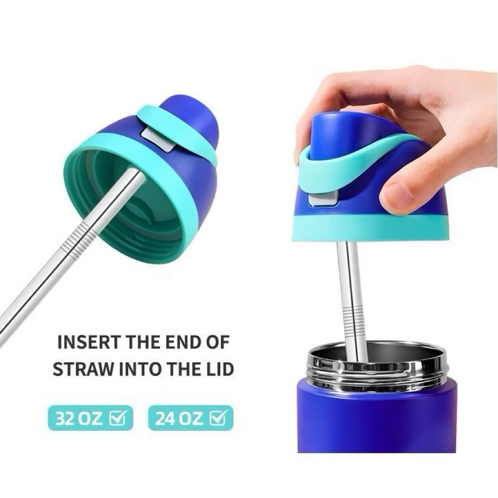 現貨 適用Owala 16oz 24oz 32oz straw for freesip 304不鏽鋼吸管