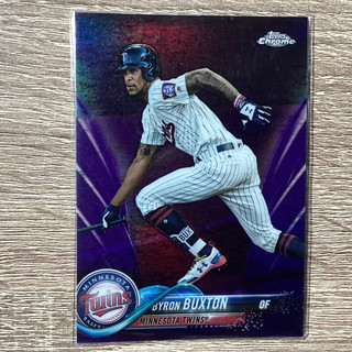［限量299］［2018 Topps Chrome］雙城 Byron Buxton 限量卡 美國職棒 棒球卡 MLB