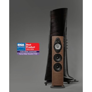 『隔日達』義大利製 Sonus faber Sonetto V G2 落地喇叭 (胡桃木) 環球知音公司貨