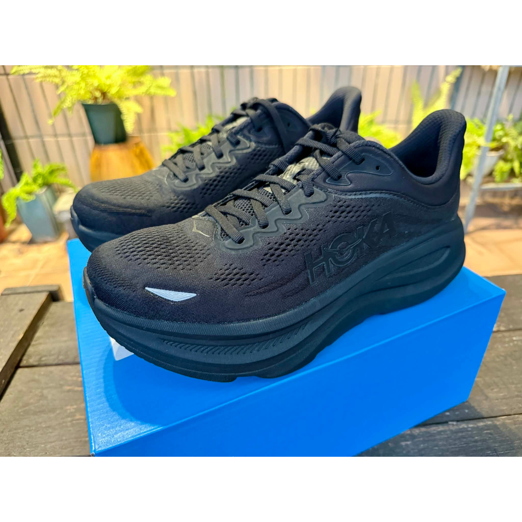 📢【缺貨 全新現貨商品 US11】HOKA 男 Bondi 9 寬楦 路跑鞋 全黑