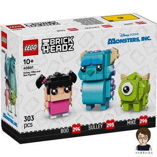 【高雄天利鄭姐】樂高LEGO 40861 毛怪、大眼仔和阿布玩偶 BrickHeadz™大頭娃娃