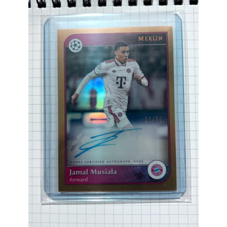 Jamal Musiala Autograph 2024-25 Topps UCC Merlin 穆夏拉 簽名卡 /50