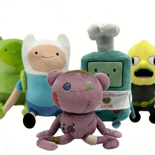 台灣發貨/免運 ADVENTURE TIME 毛絨娃娃 探險活寶 阿寶 彩虹姊姊 草劍芬恩 甘特 探險活寶動漫周邊娃娃