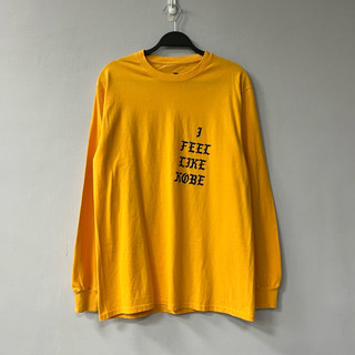 得體選物 // Kanye West Kobe Bryant I Feel Like Kobe 長T 黃色 L號