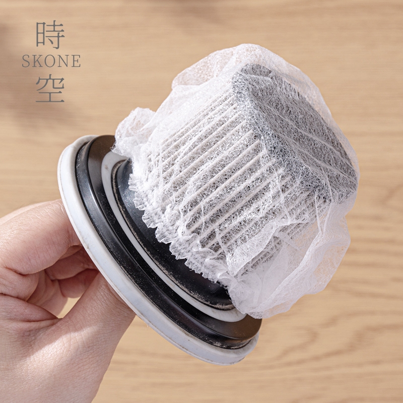 吸塵器濾網 濾網套 100入 過濾網【時空優品】冷氣濾網 拋棄式濾網 濾芯網套 拋棄式濾芯 吸塵器配件 濾網袋 一次性