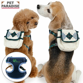 【PET PARADISE】寵物背包造型外出胸背 (3S/SS/S/SM)｜PP格紋 2026新款 寵物胸背 中大型犬