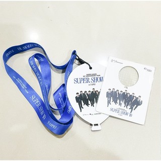 Super Junior SS10 大巨蛋 Super show 入場禮組合 氣球卡 識別證掛繩