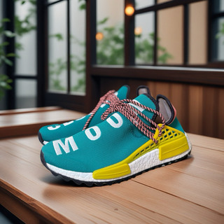 [全新現貨］adidas pw human race nmd 菲董 黃綠 編織 pharrell 聯名 AC7188