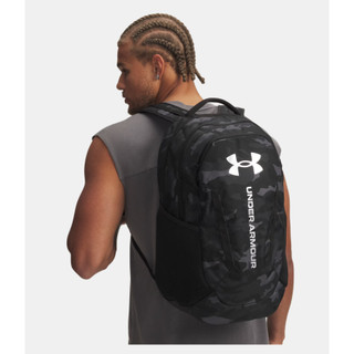 Under Armour(UA)Hustle 6.0 防潑水 大學生書包 運動背包(1384672-007)