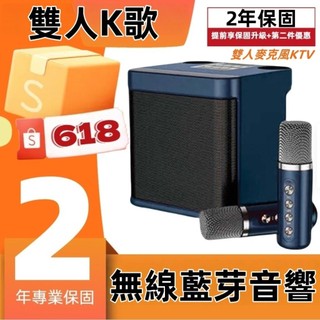 🛡【2年保固】雙人藍芽麥克風 Ys-203/219 藍牙音響喇叭 家庭K歌 行動ktv 露營k歌 尾牙抽獎 交換禮物