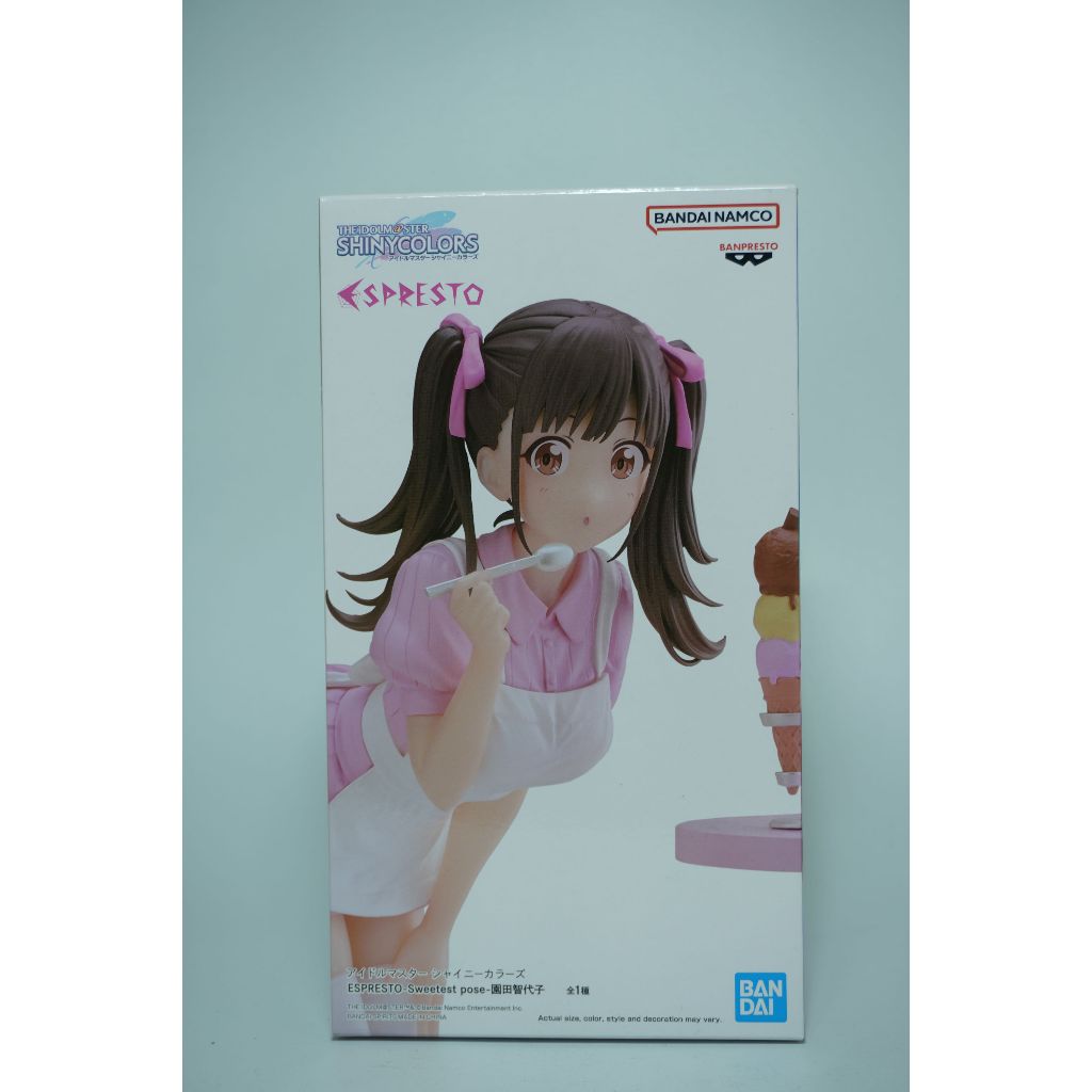 現貨 正版 代理 偶像大師 閃耀色彩 ESPRESTO Sweetest pose 園田智代子 公仔 全新未拆 盒況如圖