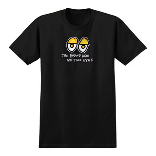Krooked Two Eyes Fill - Black W/ Multi Color Print T恤