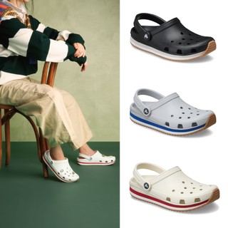 Crocs 卡駱馳 (中性鞋) Crocband Runner 卡駱班復古輕彈克駱格-極白色-212831-2MD