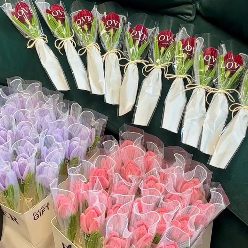 【桃園出貨 可開發票】成品玫瑰花 母親節花束 扭扭棒永生花 母親節送媽媽 康乃馨永生花 玫瑰永生花