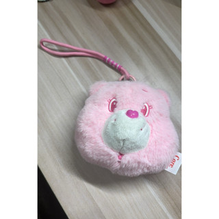 Care Bears 愛心小熊 粉色 吊飾 小包 零錢包 娃娃 耳機包