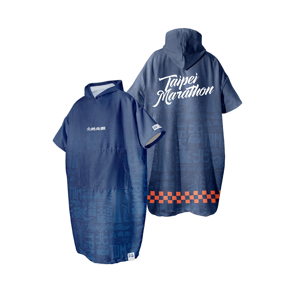 臺北馬】北馬走飆主視覺款 毛巾衣｜藍 #臺北馬 #跑步
