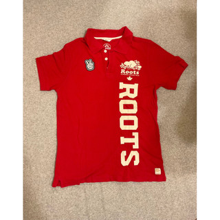 [正品] ROOTS 紅色 短袖 Polo衫 衣服