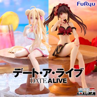 🌠喜樣子🌠 約會大作戰 時崎狂三 星宮六喰 日版 現貨 FuRyu 泡麵蓋 泳裝ver 坐姿 景品 公仔 模型