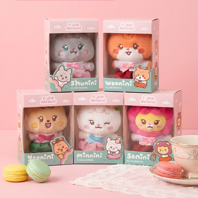 買四送一🚀【下單四隻送idle鈅匙圈】臺北快閃毛絨鑰匙圈 i-dle minini × 7-11 聯名版（五月出貨）