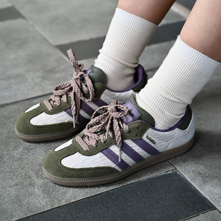 🇯🇵 adidas originals SAMBA OG 德訓 板鞋 休閒鞋 男女同款 棕紫綠 JP5675