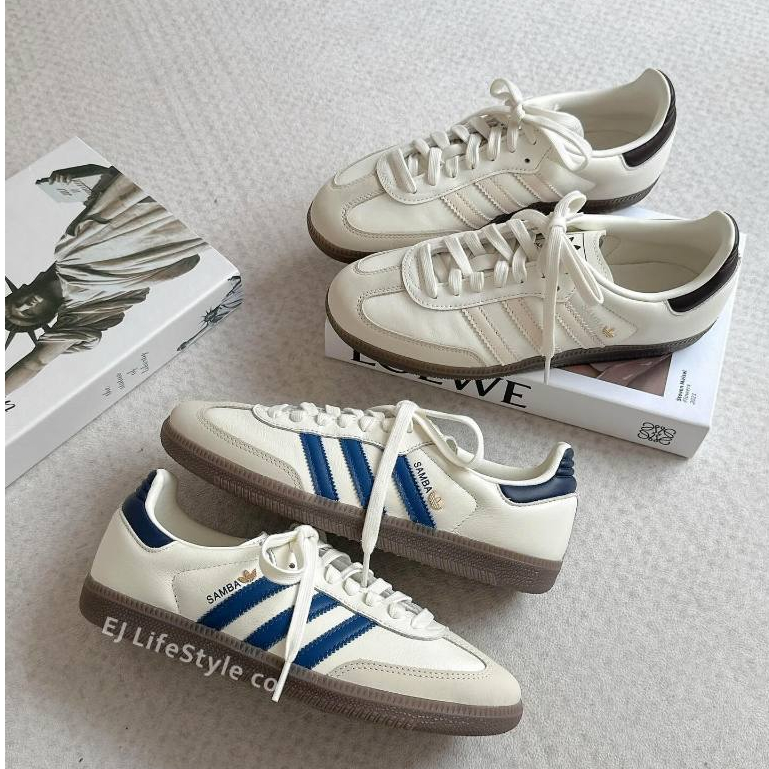 TEDDY@MAG -studio 韓國代購adidas originals SAMBA 桑巴德訓鞋 奶油白 休閒男女鞋