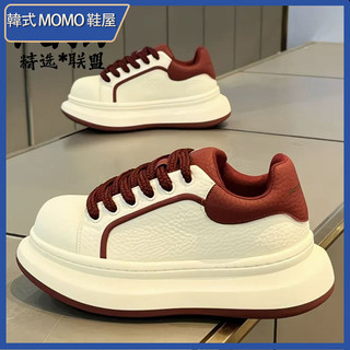 韓式MOMO鞋屋 老爹鞋男 厚底增高鞋老爹鞋 增高百搭舒適 休閒運動鞋 增高老爹鞋 小白鞋男 運動鞋 休閒鞋 鬆糕底板鞋