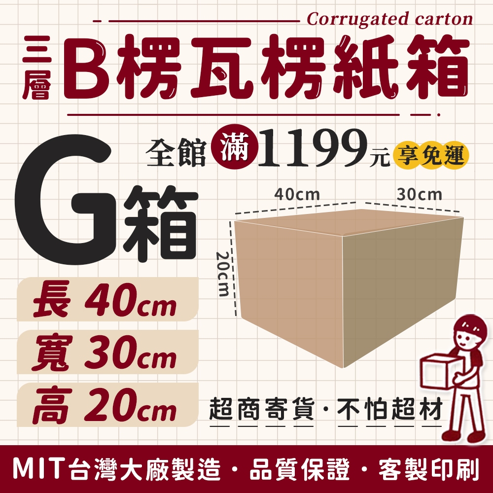 🏆️台灣製造 無印風 紙箱 電商專用 超取紙箱 小物包裝 包裝紙箱 瓦楞紙箱 大紙箱 小紙箱 台灣工廠 B浪 B楞