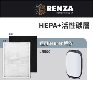 適用 Beurer 博依 LR500 智能高效WIFI 空氣清淨機 HEPA+活性碳 濾網 濾芯 濾心
