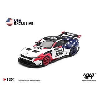 ⭐️STAR GOLD 積金⭐️MINI GT #1301 BL Ford Mustang GTD 美國建國250週年