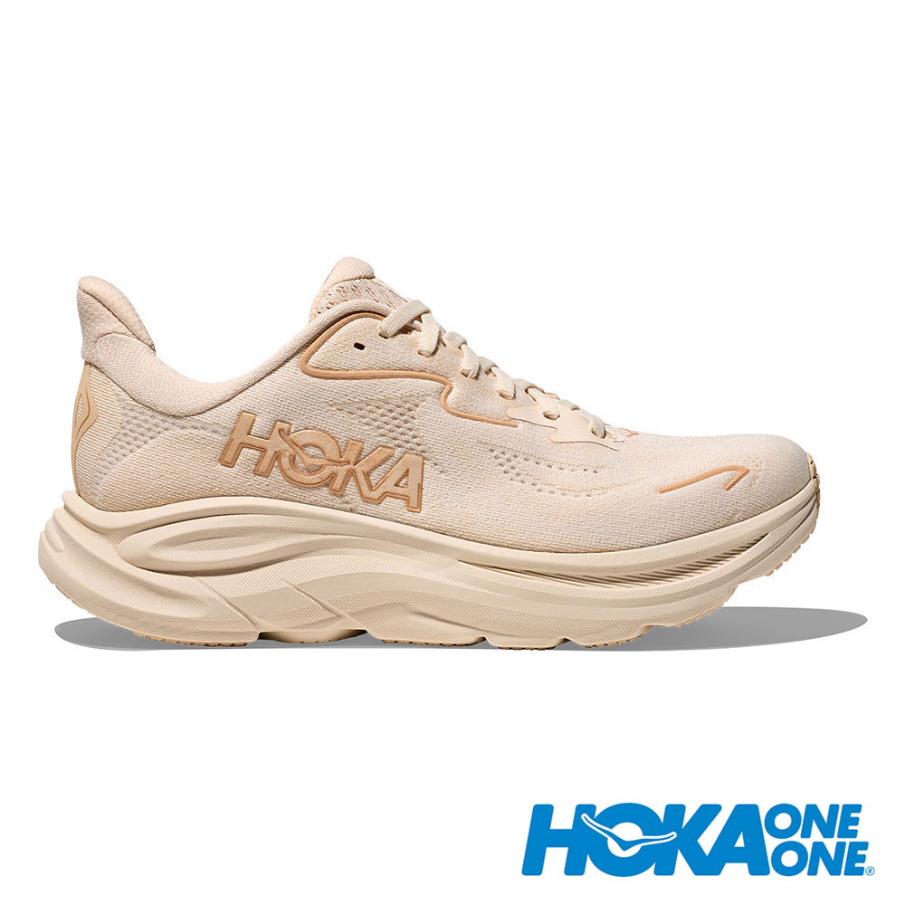 【HOKA】女 Clifton 10 路跑鞋『香草白/樺木』1162031