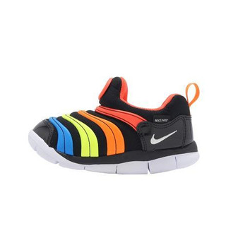 Nike 休閒鞋 Dynamo Free TD 小童 毛毛蟲鞋 學步鞋 好穿脫 舒適 黑彩 343938018