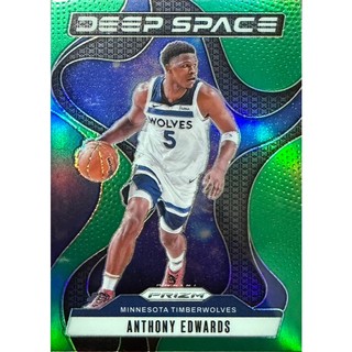 PANINI PRIZM ANTHONY EDWARDS DEEP SPACE 綠亮特卡