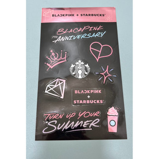 BLACKPINK × STARBUCKS 星巴克聯名七週年裝飾貼紙