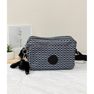 公司貨附發票Kipling 經典老花多層隨身斜背包-ABANU M KPKI6237DD210OS