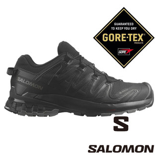 【SALOMON 法國】女XA PRO 3D V9 GTX健野鞋『黑/幻灰/藍灰』472708