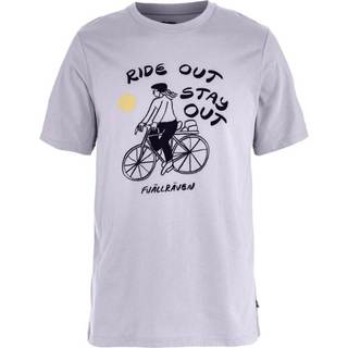 Fjallraven 12600329 Hoja Iväg T shirt 男 有機棉短T 452薰衣草薄霧紫｜碧綠商行