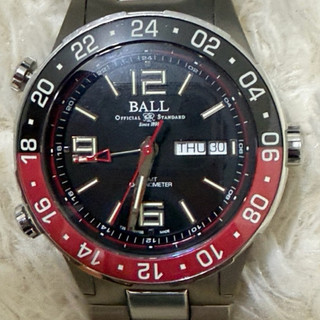 Ball波爾Roadmaster系列 天文台認證 GMT 陶瓷圏潛水機械腕錶40mm / DG3030B-S8CJ-BK