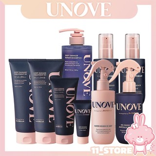 【11 ST】UNOVE DEEP DAMAGE 深層修護系列 深層損傷修復洗髮精 髮膜 蛋白護髮精華 免沖洗噴霧