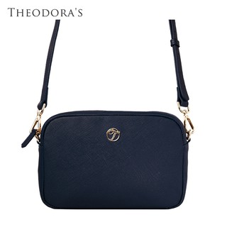 【THEODORA'S】品牌雙背帶真皮斜背包【希奧朵拉】