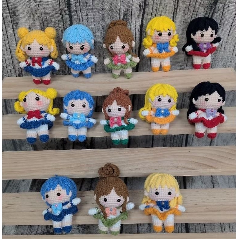 【現貨 完成品】水兵月 美少女戰士 月野兔 小小兔 月光仙子 水野亞美 火野麗 木野真琴  愛野美奈子 冥王剎那 娃娃