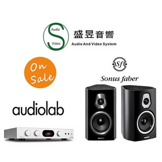 附贈品『隔日達』義大利製 Sonus Faber Sonetto II 喇叭+ Audiolab 7000A 綜合擴大機