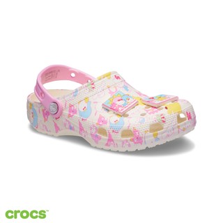 Crocs 卡駱馳(童鞋) Hello Kitty®&Friends聯名粉彩經典克駱格-大童-粉色-212685-90H