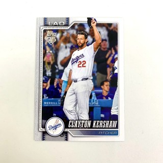 2026 Topps Series 1 Clayton Kershaw 道奇隊 科蕭 退休年 棒球卡 球員卡