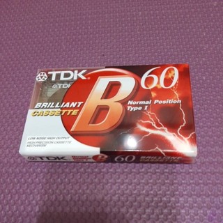 全新 日本製 TDK BRILLIANT CASSETTE 卡帶 空白錄音帶 60分鐘