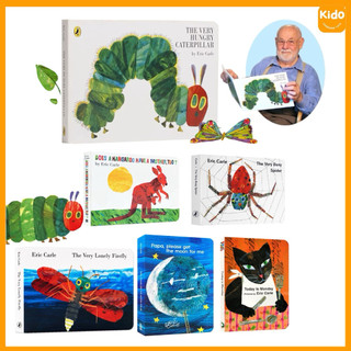 好餓毛毛蟲 Eric Carle 好忙的蜘蛛 好寂寞的螢火蟲 正版英文硬頁童書