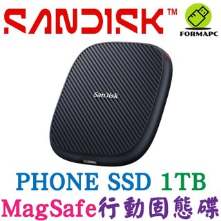SanDisk E62M 1T 1TB PHONE SSD MagSafe 行動固態硬碟 外接式 磁吸式 SSD 硬碟