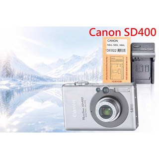 NB-4L 副場充電器 相容 Canon PowerShot SD400 電池充電器 NB4L 充電器 另有電池
